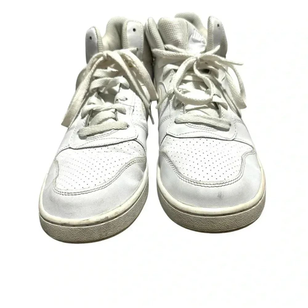 WOMENS WHITE NIKE HIGHTOP SNEAKERS - Image 3