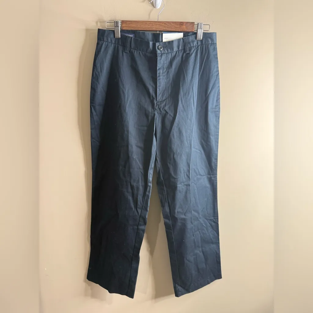 Lands' End women’s black straight leg pants size 10 - Image 2