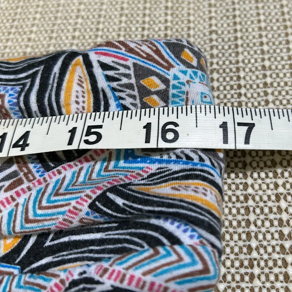 Geometric Southwestern Patterned Maxi Skirt - Multicolor - Image 3