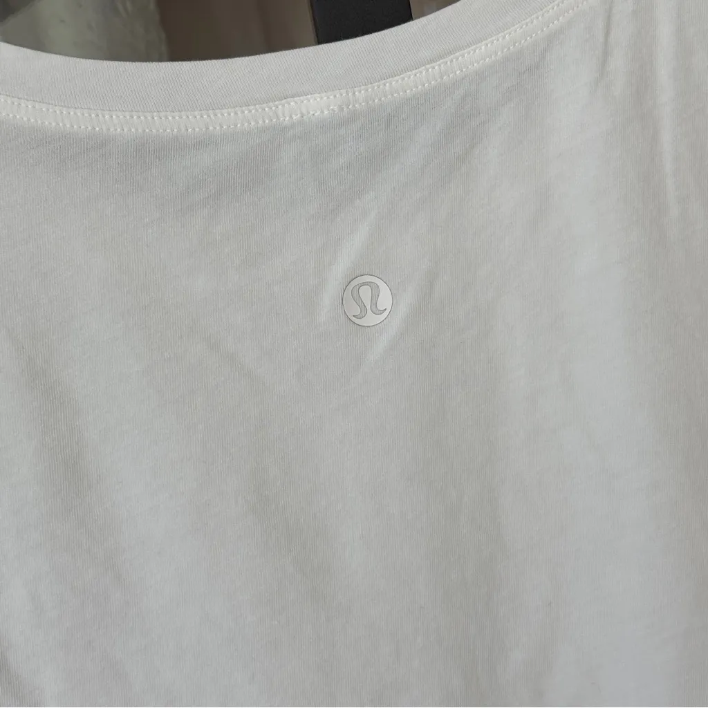 Lululemon Cates Crop Tee tshirt cropped top crewneck pima cotton short sleeve - Image 4