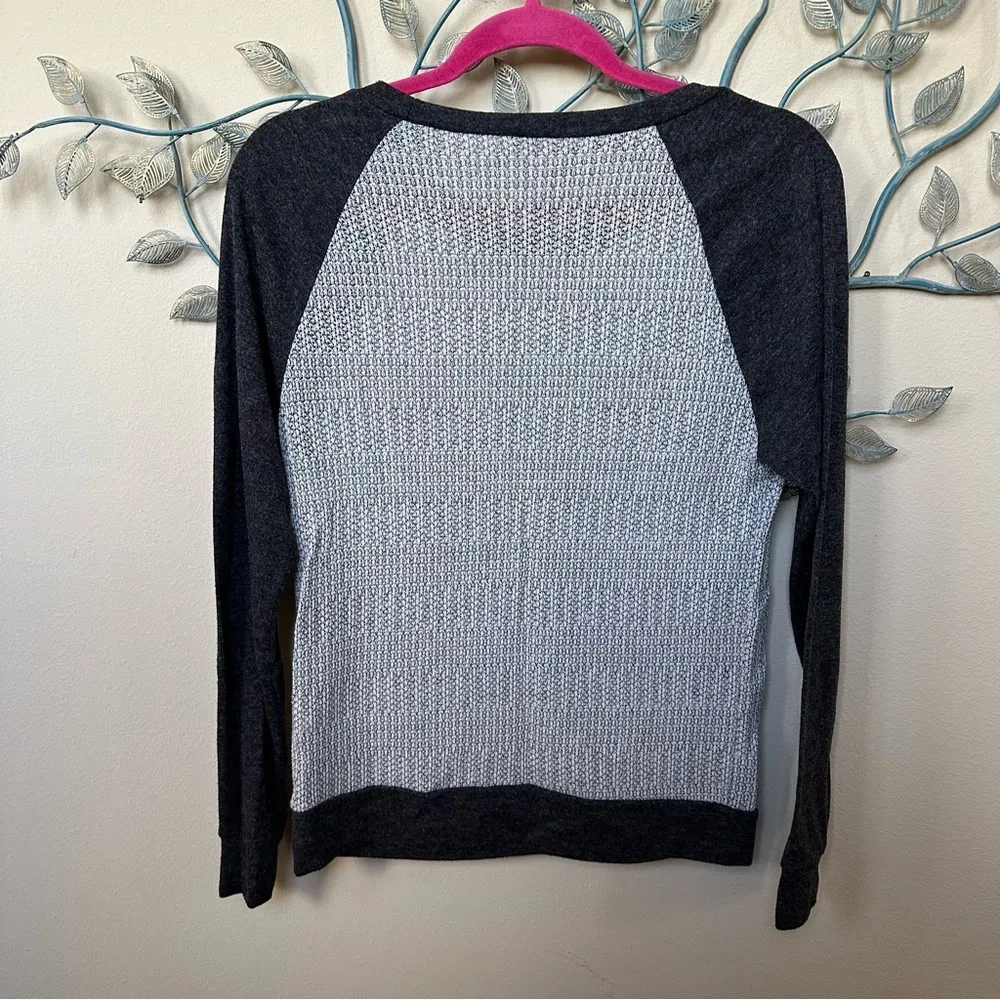 ❤️Alya Knitted Bling Gray Bead Sweater Top Small CLEARANCE - Image 6