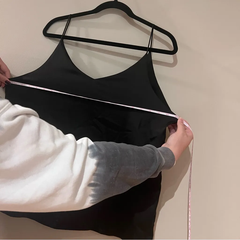 Amazon Black Satin Tank Top Size XL - Image 4