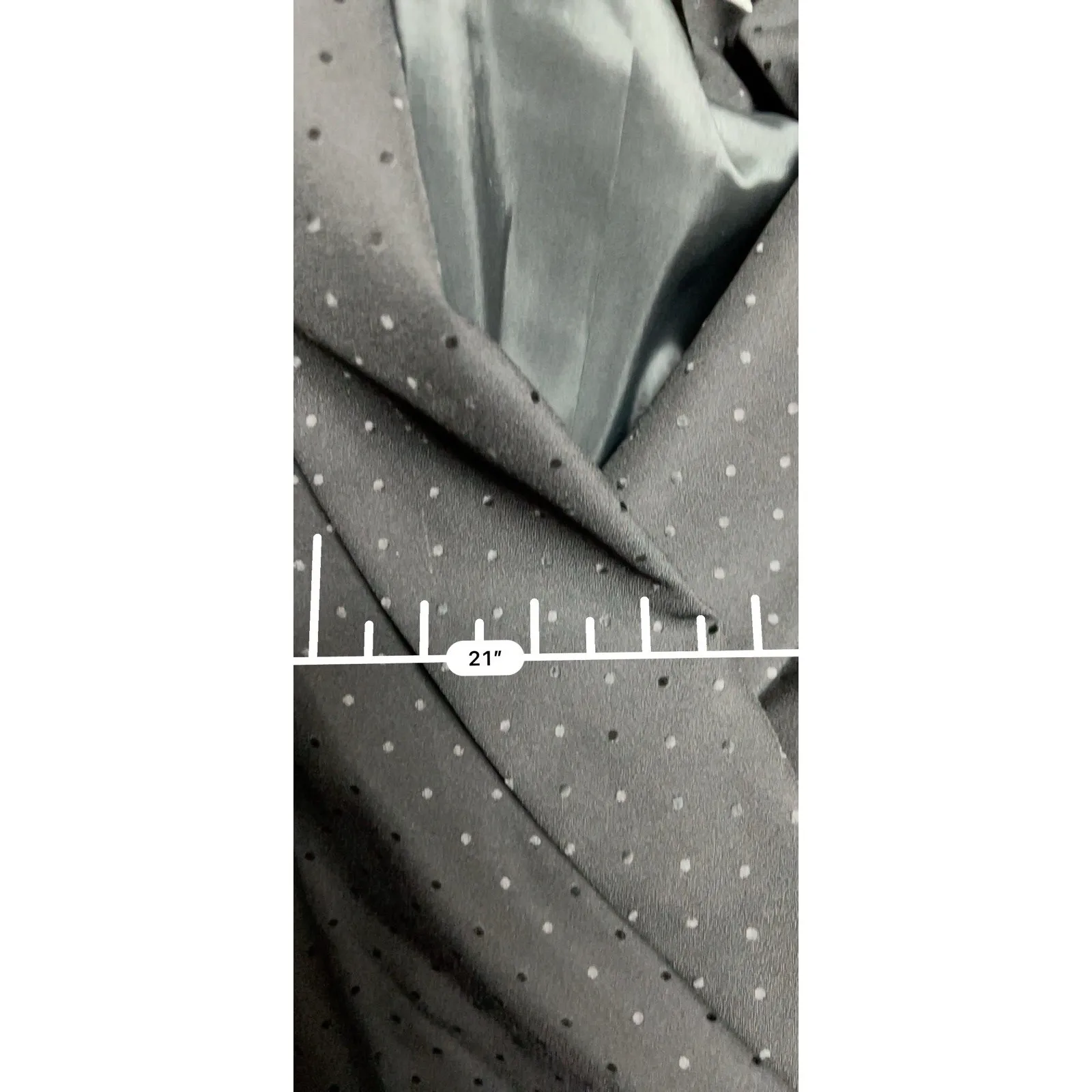 306-011 Liz Claiborne Vintage 90s Wrap Dress Plus Size 16 Black Long‎ Sleeve - Image 10