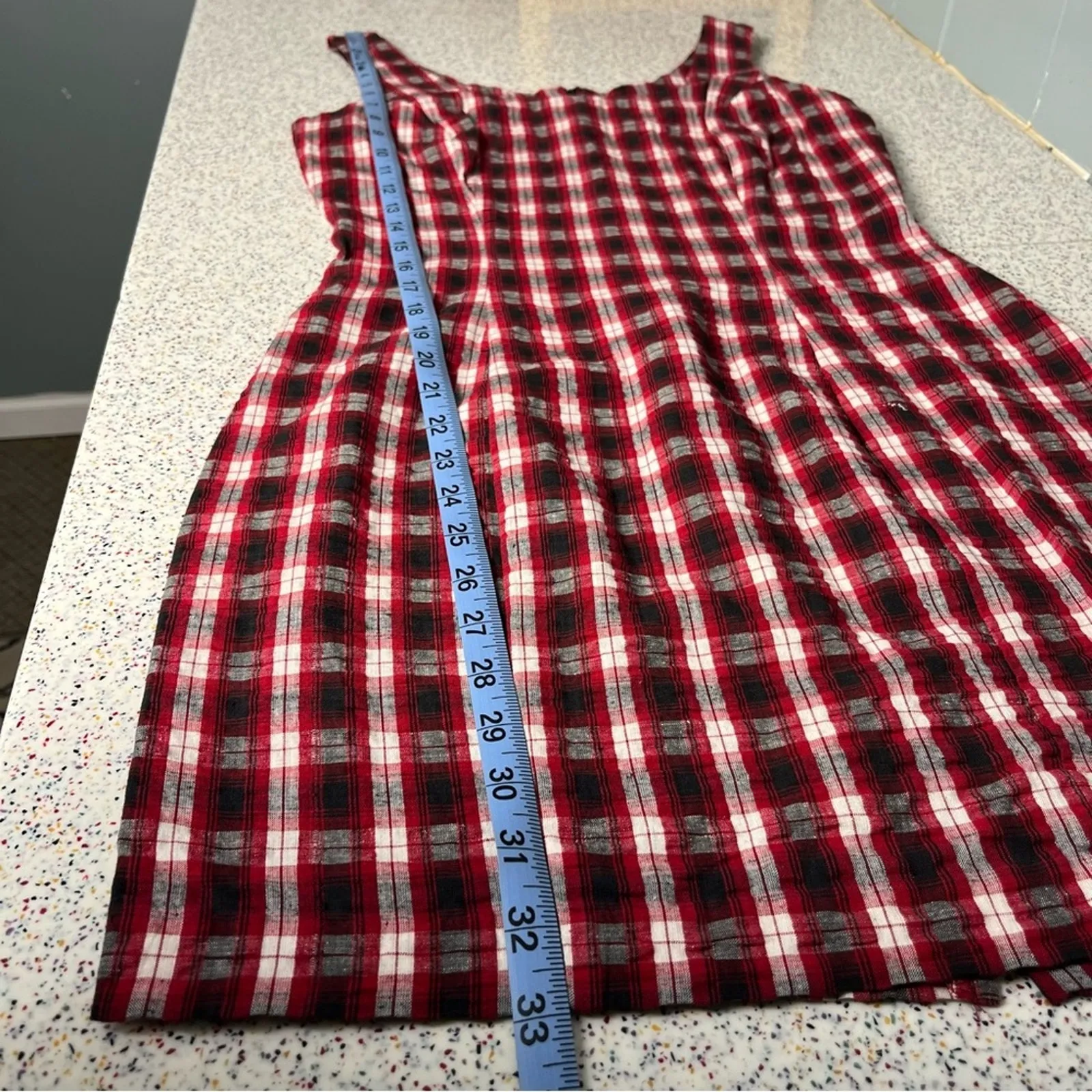 Vintage Rampage Plaid Mini Dress 90s Preppy Punk Grunge Flannel Junior's Size 5 - Image 11