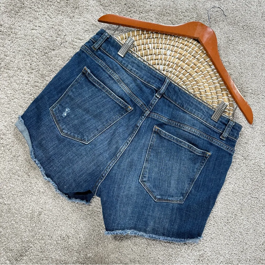 DL1961 Women’s Karlie Boyfriend Denim Shorts 3” Mid Rise in Bluegrass Size 29 - Image 6