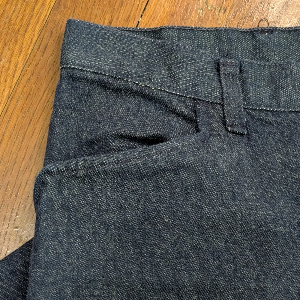 VTG Maverick 60s 70s Jeans Bell Bottom Flare Leg Size 13/14 Gray - Image 6