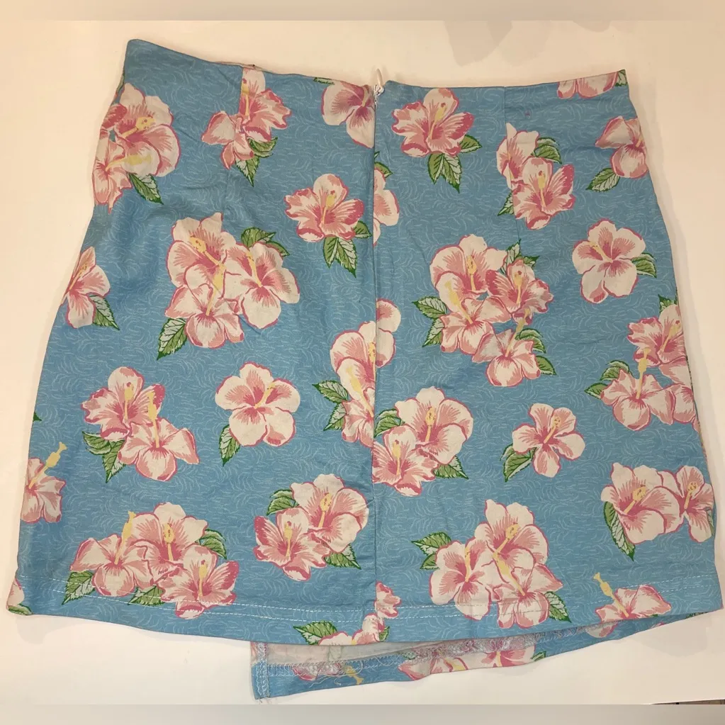 dELiA*s by Dolls Kill Long Hot‎ Summer Top and Mini Skirt Set Size XS/S Blue - Image 8