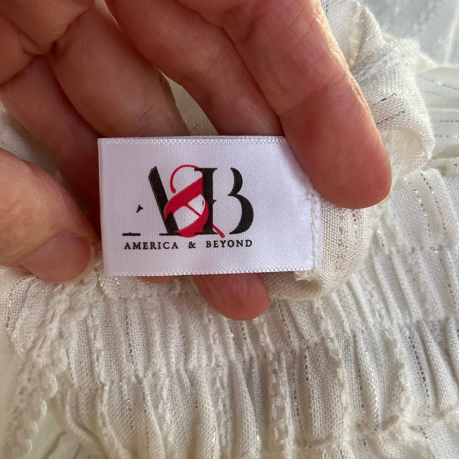 America & Beyond Women's White Goddess Style Backless Maxi Dress Size XL. NEW - Image 8