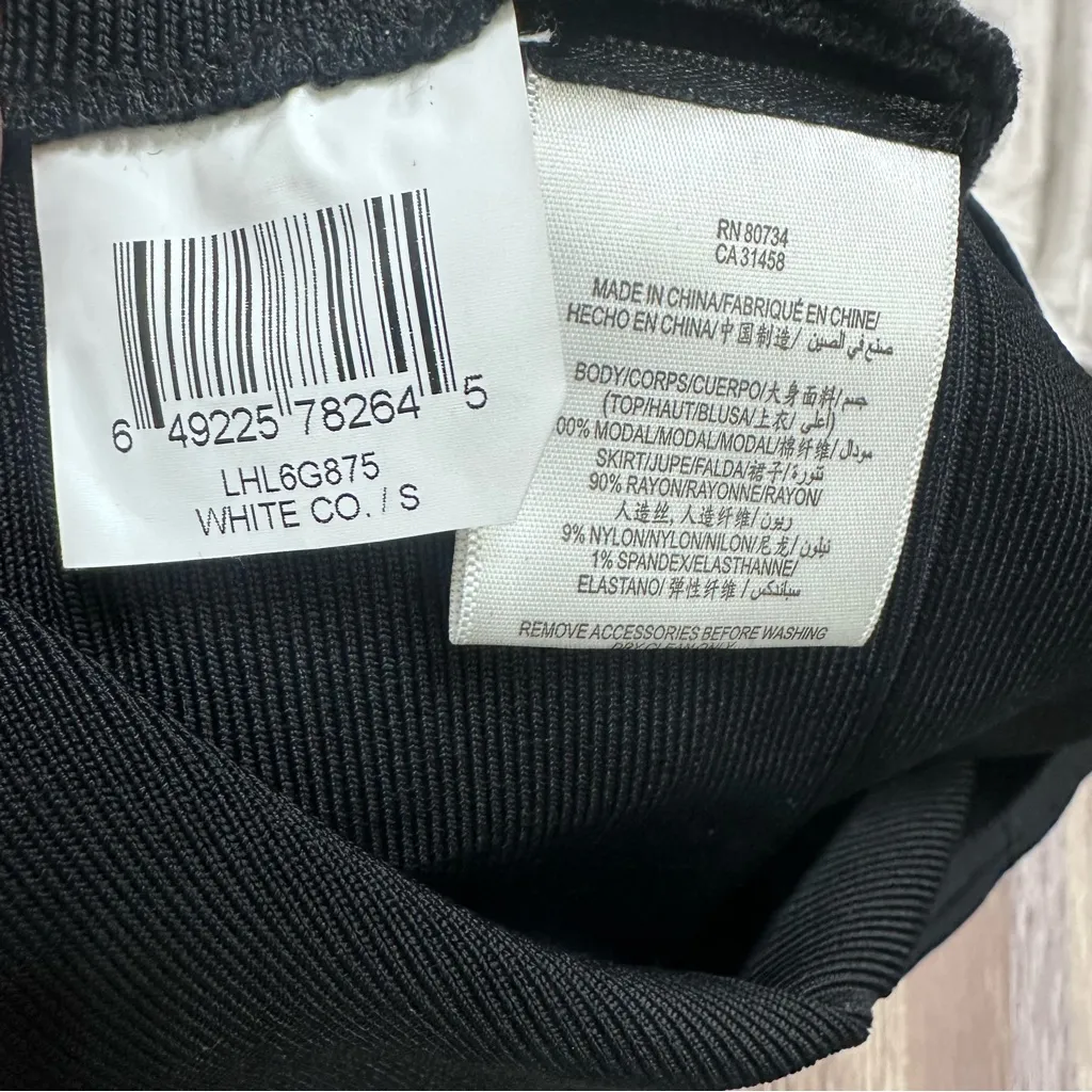 bcbgmaxazria Dress with Chic Black Pencil Skirt & White Top w/Necklace Small - Image 5