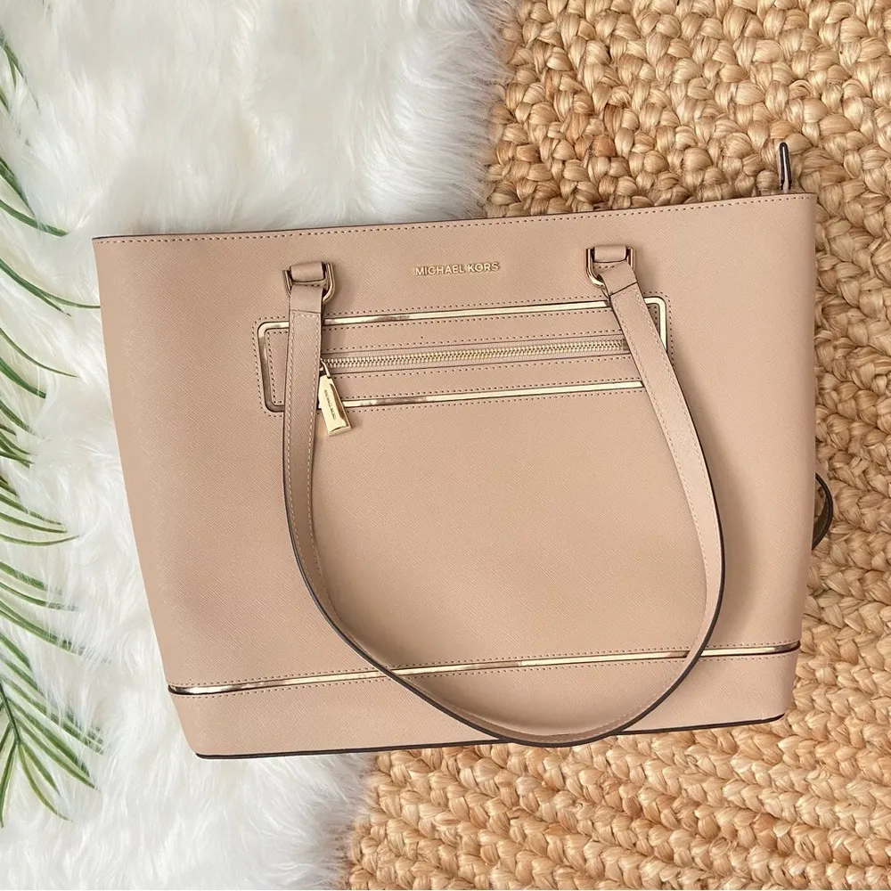 Michael Michael Kors Frame Out Item Large North South Tote NWT - Image 4