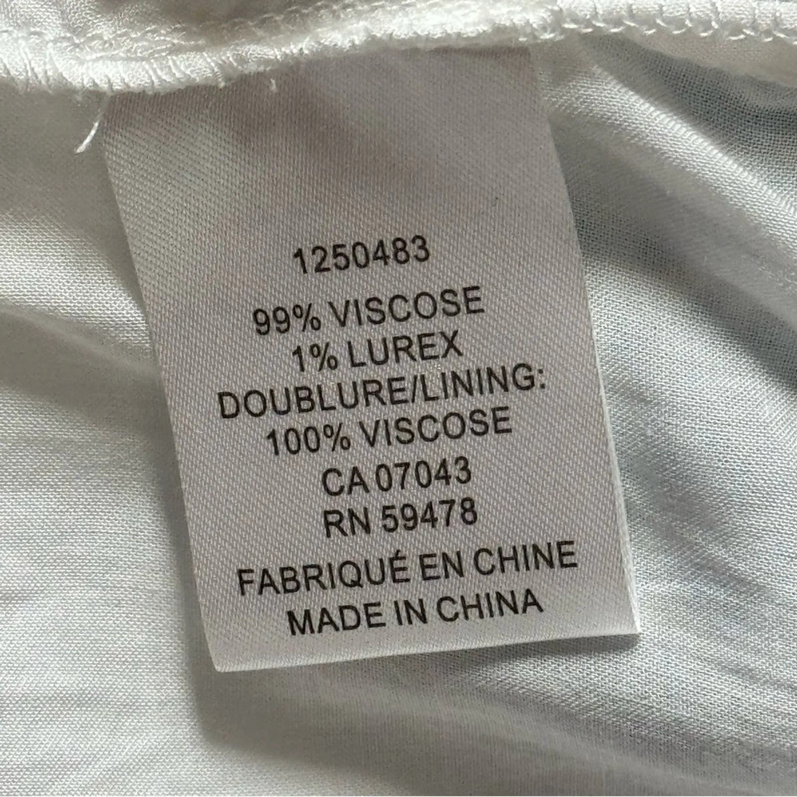 House of Harlow 1960 Blue White Printed Long Sleeves Mini Dress Women’s Large - Image 8