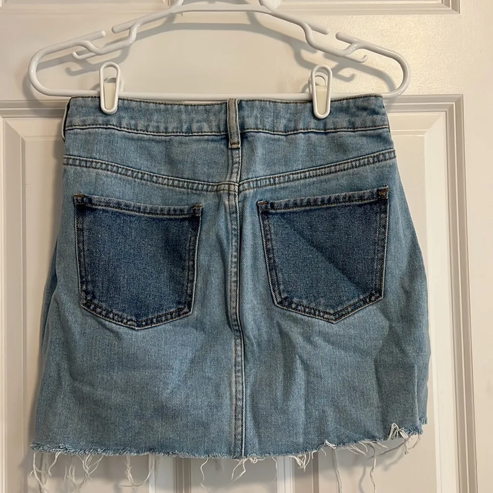 Pacsun color block jean skirt - Image 2