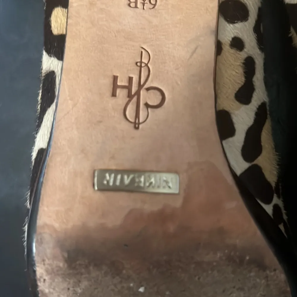 Cole Haan × Nike Air Calf Hair Animal Print Peep-Toe Heels - Image 7