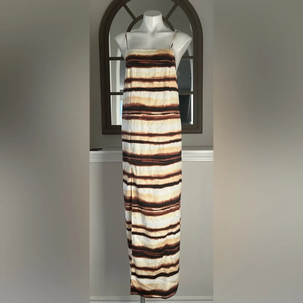 New BAR III x Nicole Williams English Printed Apron Dress, Size XXS New w/Tag - Image 7