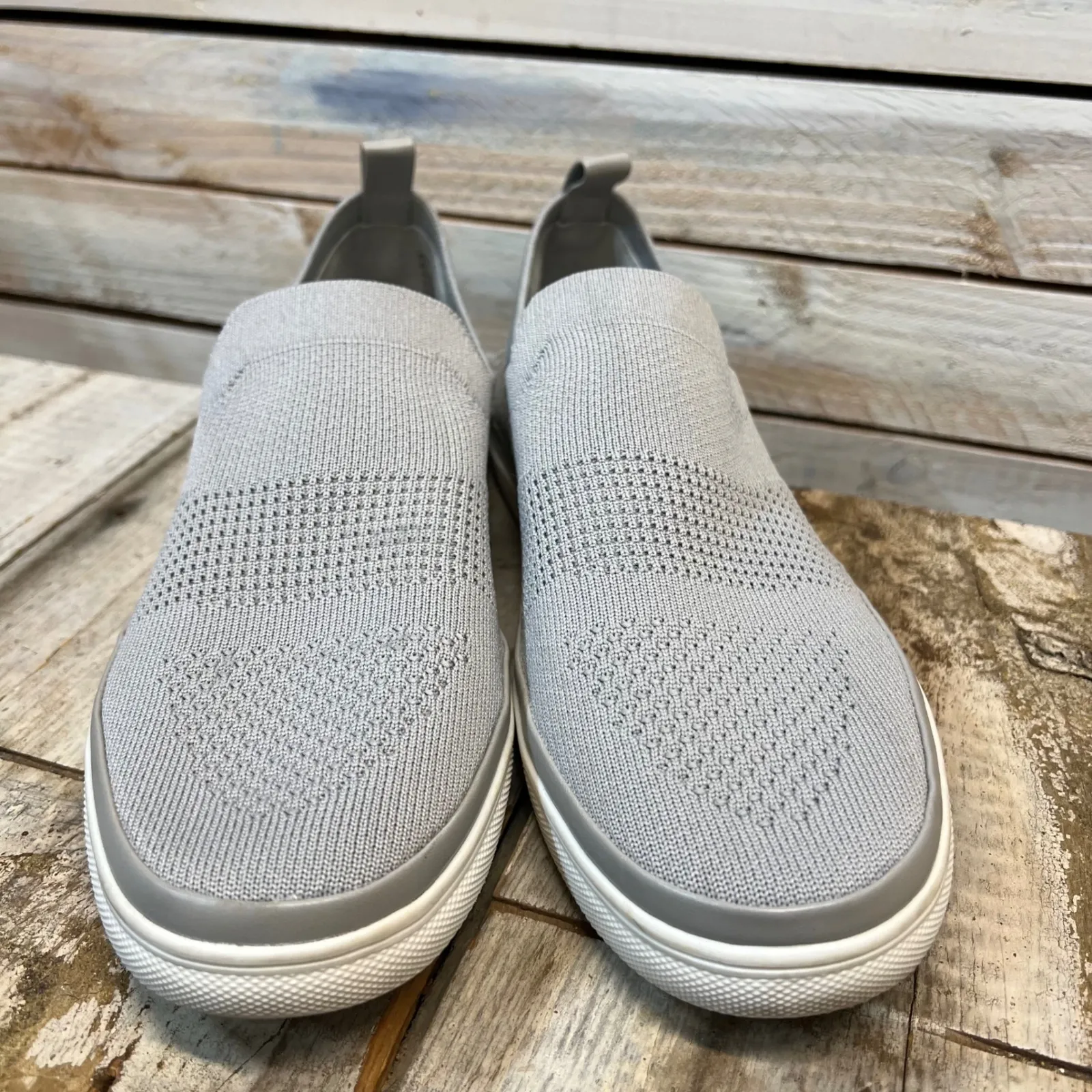 Nordstrom Rack Lilith Gray Heather Knit Slip - Image 3