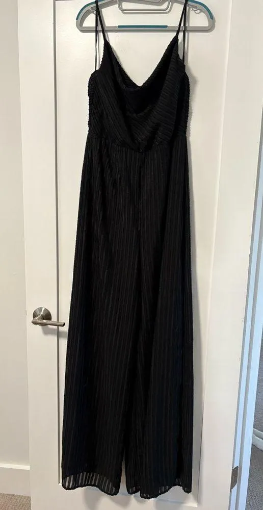 Lulus Roxas Black Striped Wide-Leg Jumpsuit - Image 5