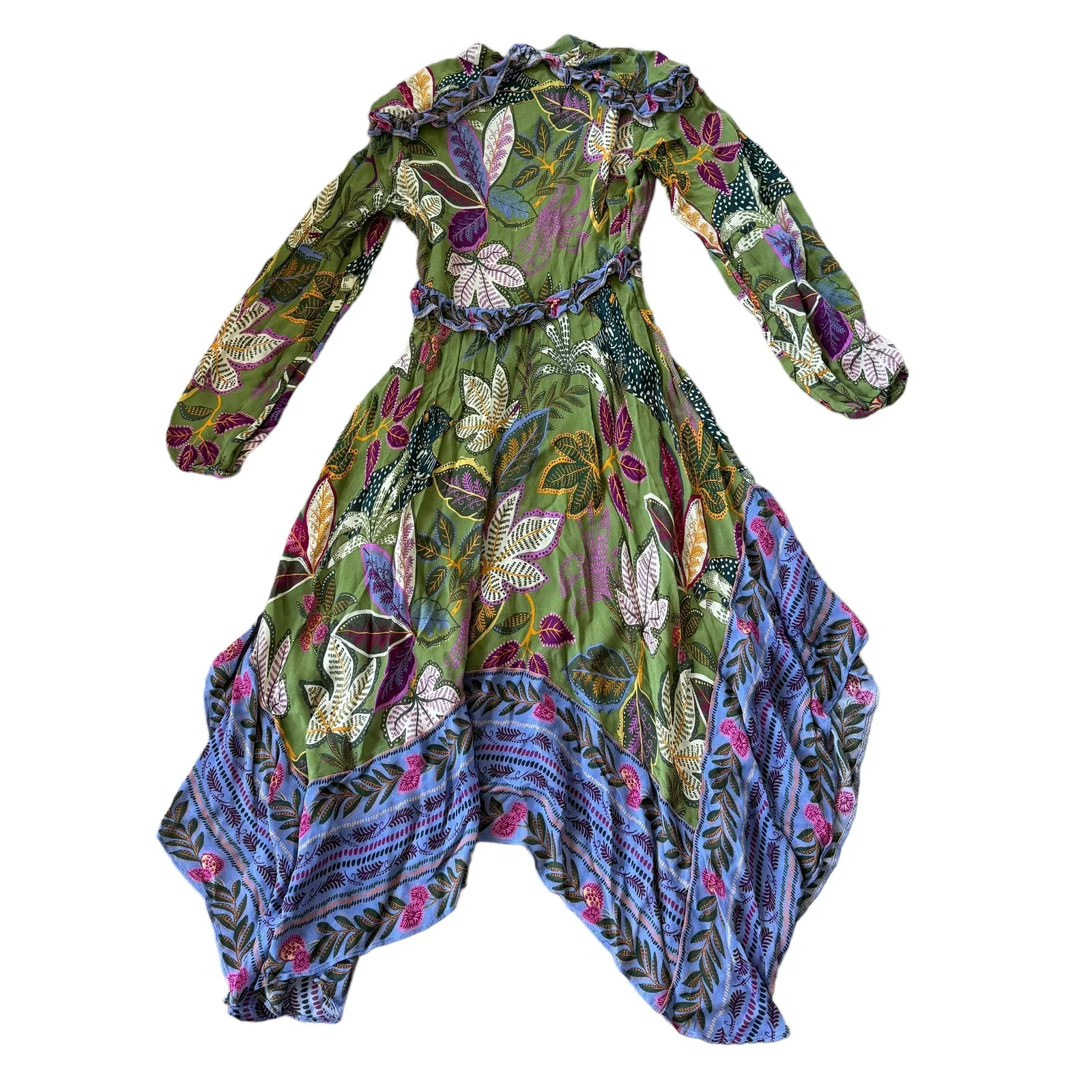 Farm Rio Tropical Floral Midi Dress - Image 4