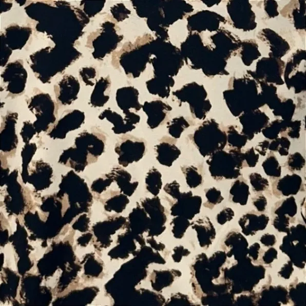 Vtg Y2K Merona Babydoll‎ Leopard Blouse Brown Small - Image 5