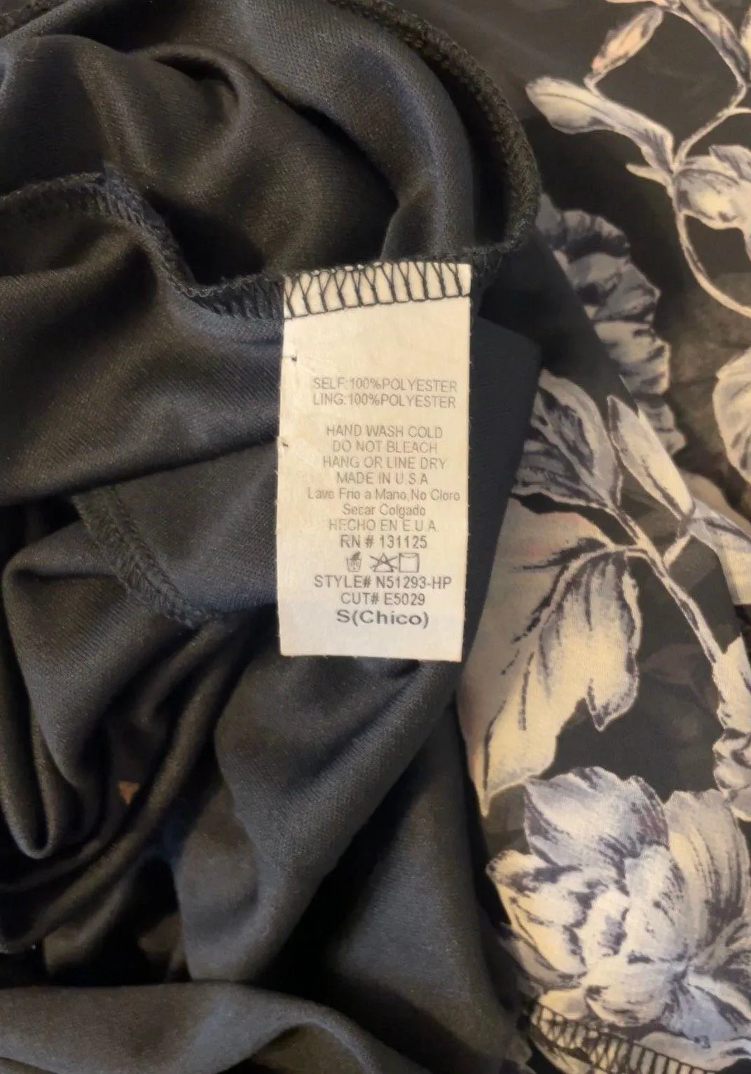 Floral Black Maxi Dress - Image 4