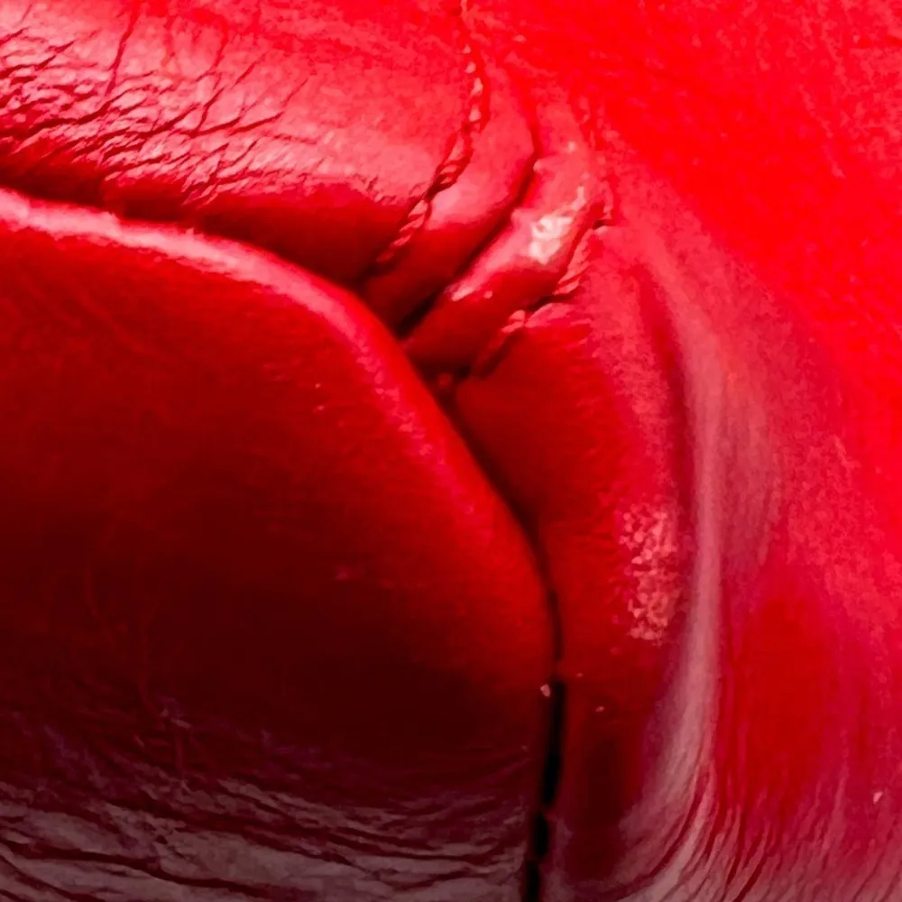 Bright Red Italian Leather Bag | Made in Italy | Borse in Pelle - Image 10