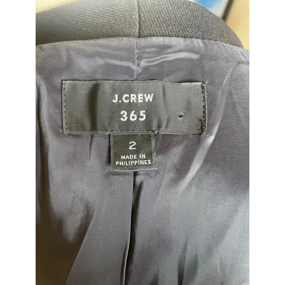 J. Crew Going-out Blazer in Stretch Twill Black Size 2 - Image 8