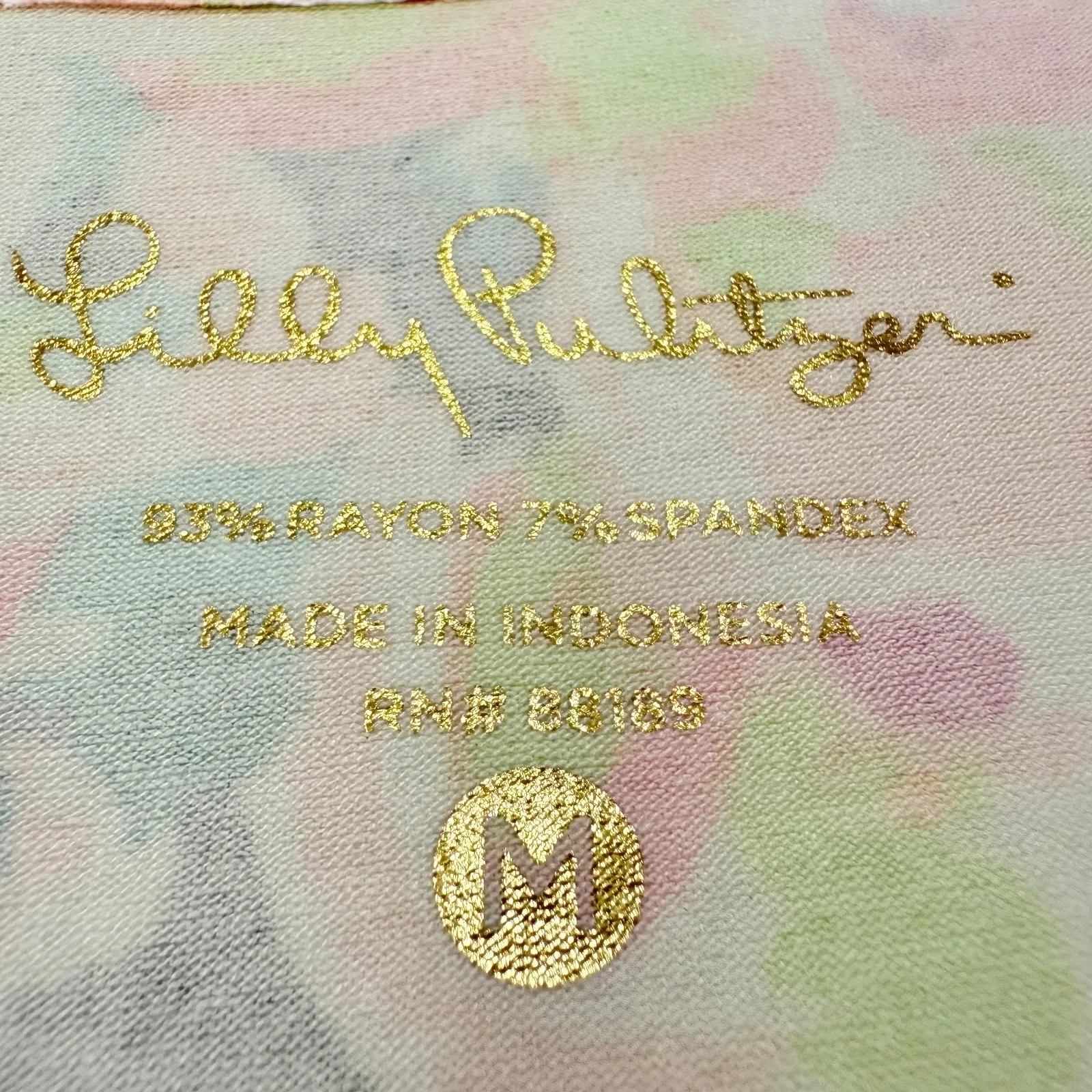 Lilly Pulitzer Sophiletta Pina Colada Club Print Dress‎ Short Sleeve UPF Size M - Image 3