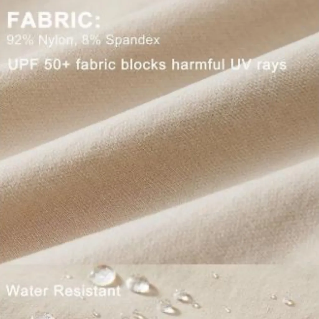 Willit Women's Golf Hiking Outdoor Quick Dry Lightweight Casual Pants | Size 16 Tan - Image 12