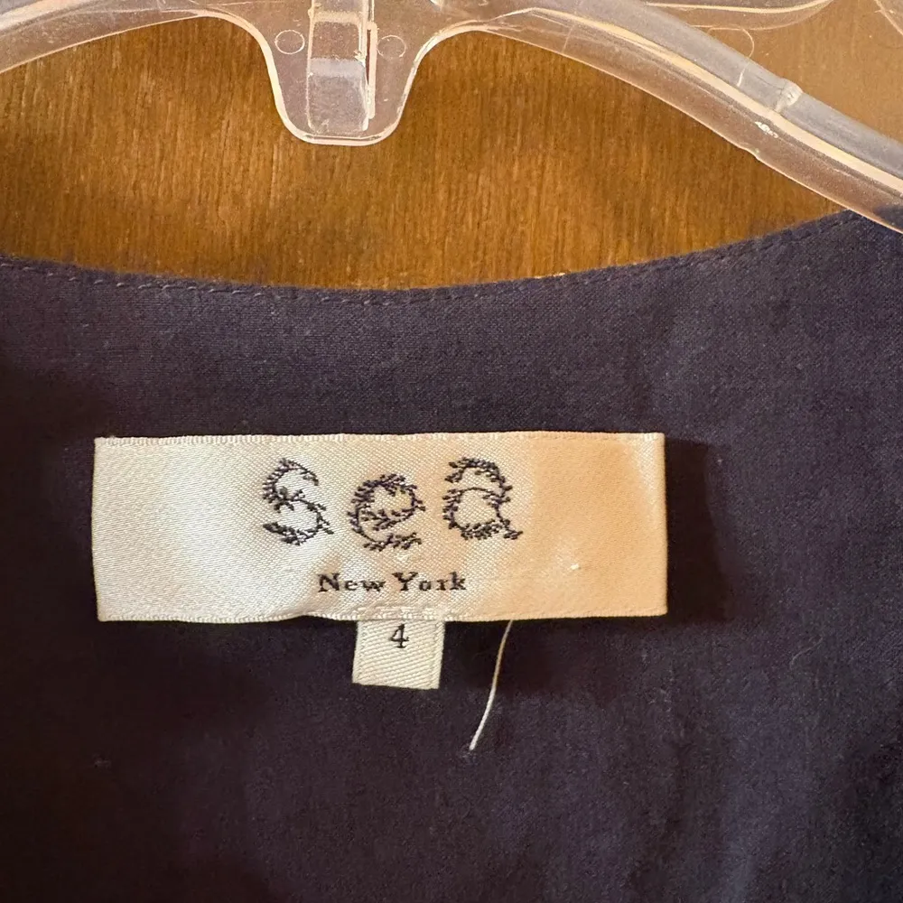 Floral Ditsy Midi Dress in Black - Image 5