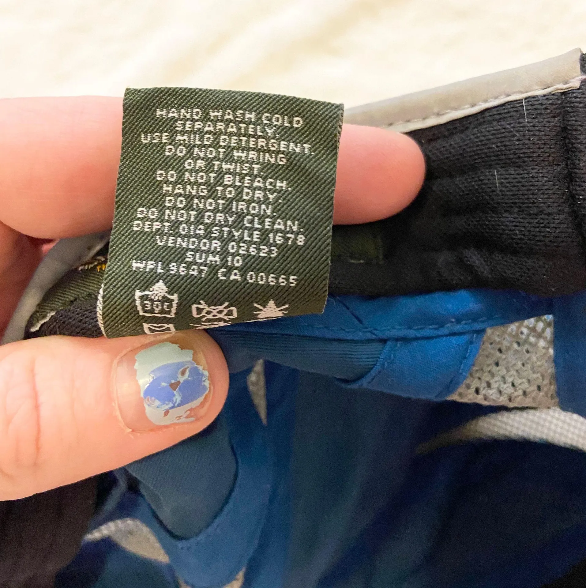 hiking outdoors mesh blue cooling hat - Image 5