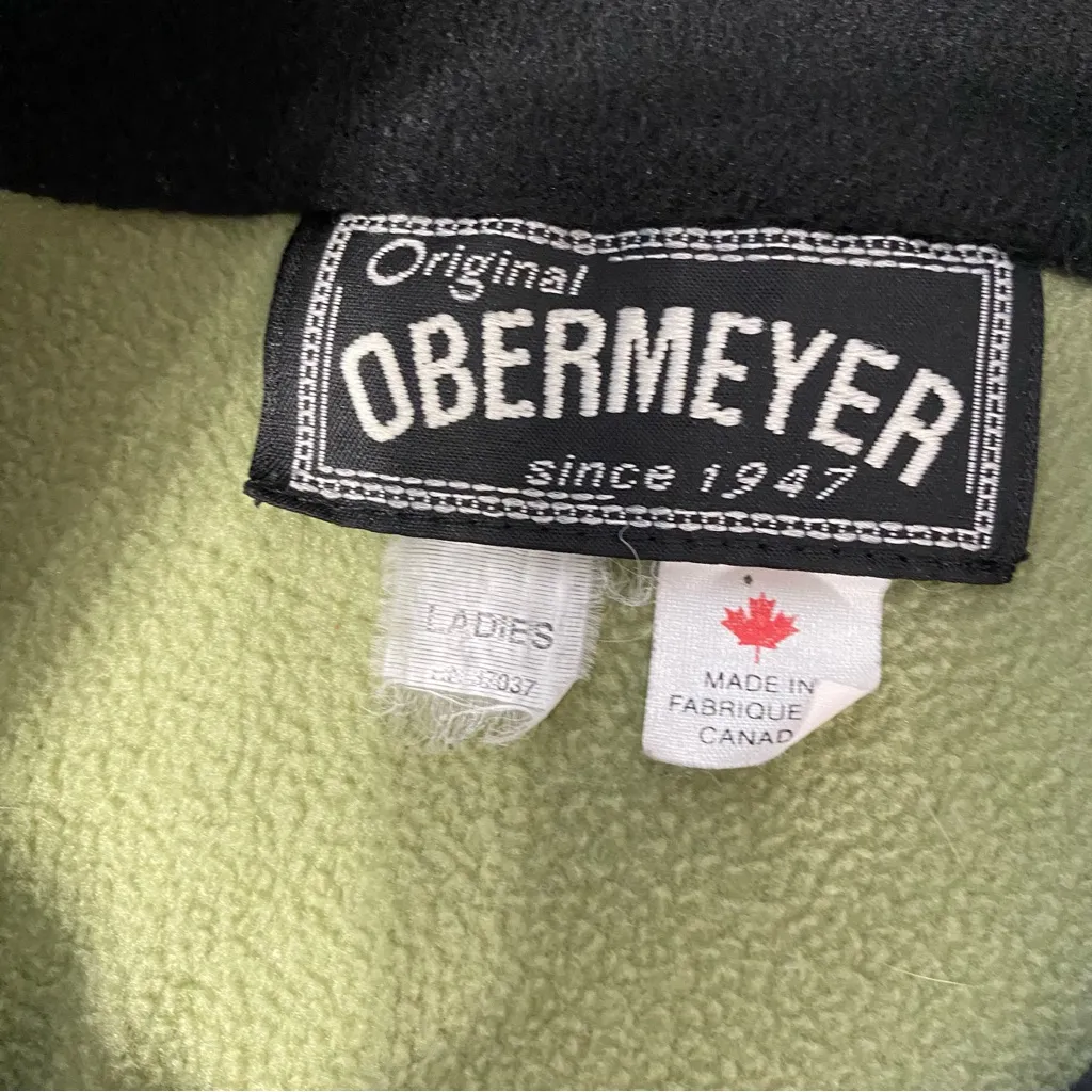 VINTAGE OBERMEYER Fleece Zip Up Vest - Image 5