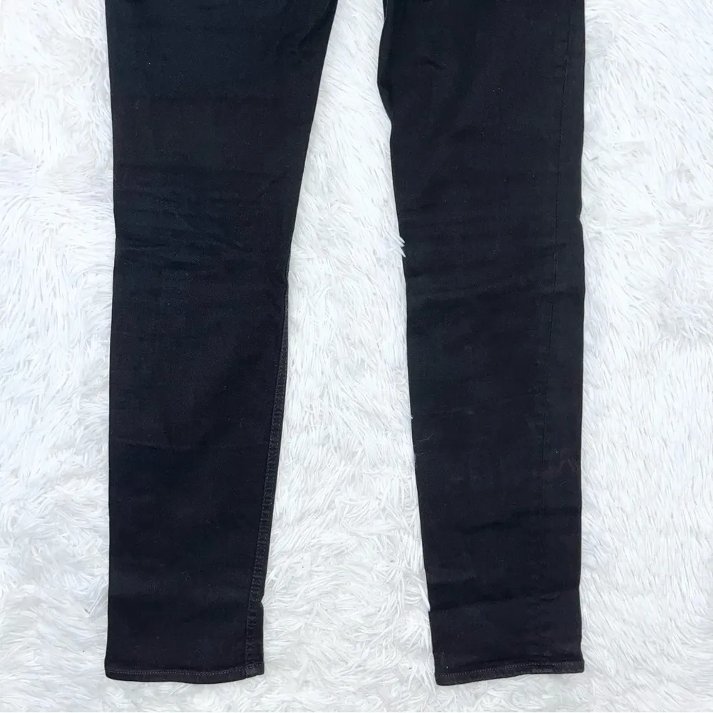 J. CREW Women’s Mid Rise Reid Straight Black Denim Jeans 27 - Image 7