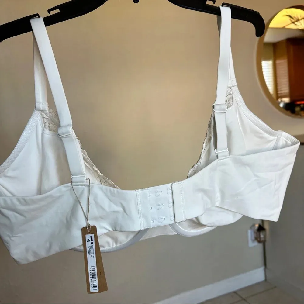 Skims Fits Everybody Lace Underwire Corded Lace Bra in Marble Size‎ 42DD NWT - Image 3