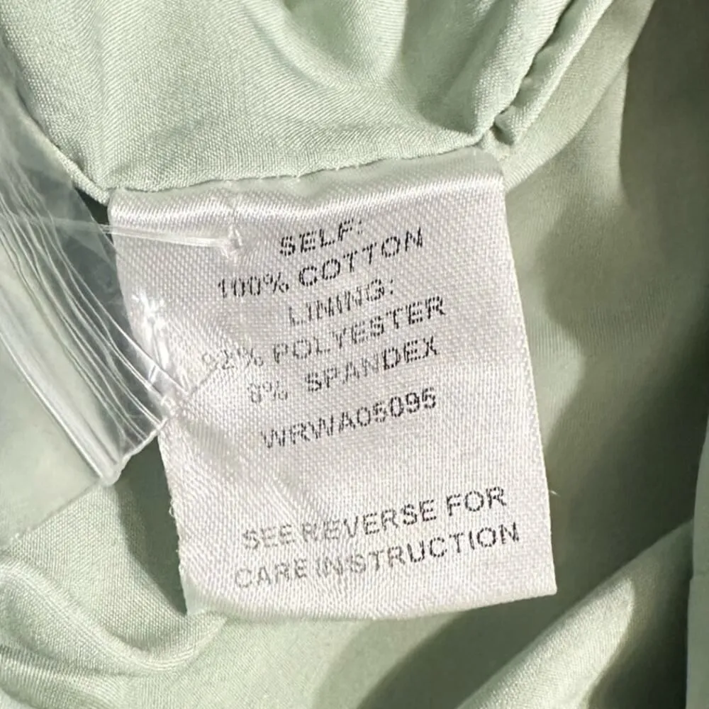 LOST + WANDER Springtime Romper Women's Large Sage Green Sleeveless Ruffle NWT - Image 5