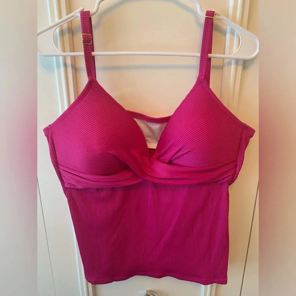 Freshwater 2 pc pink tankini top +‎ tummy slimming bottoms XXL - Image 3