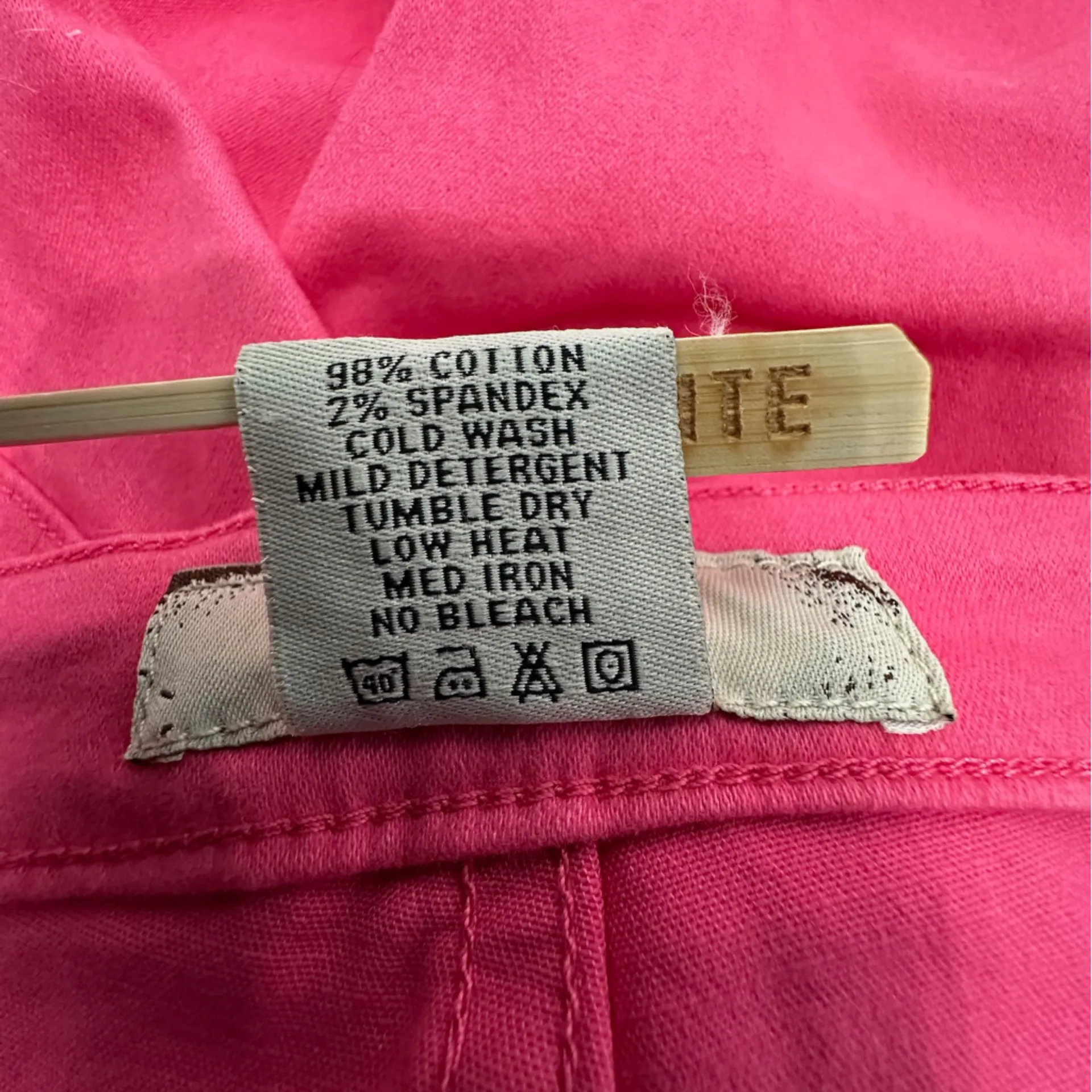 Makers Hot Topic Hot Pink Skinny Jeans Y2K Deadstock Size 9 Juniors - Image 10