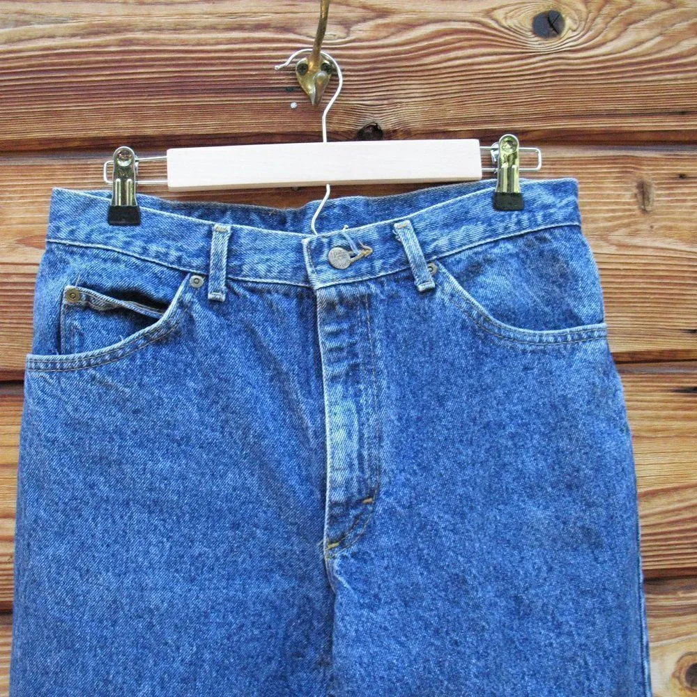 Vintage High Waist Mom Jeans Blue Size 30 - Image 3
