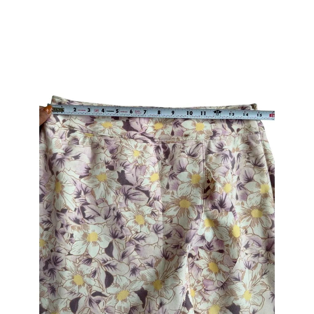 ANTHROPOLOGIE Floral Ruffle Dress skirt Size US 8 - Image 6