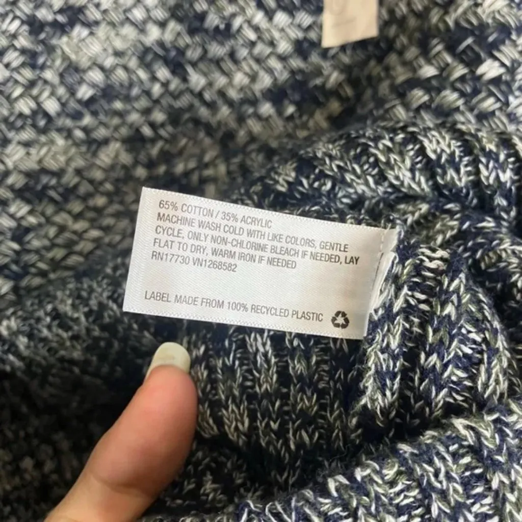 Universal Thread Navy Blue/Gray Marled NWT Pullover Knit Sweater - Image 7