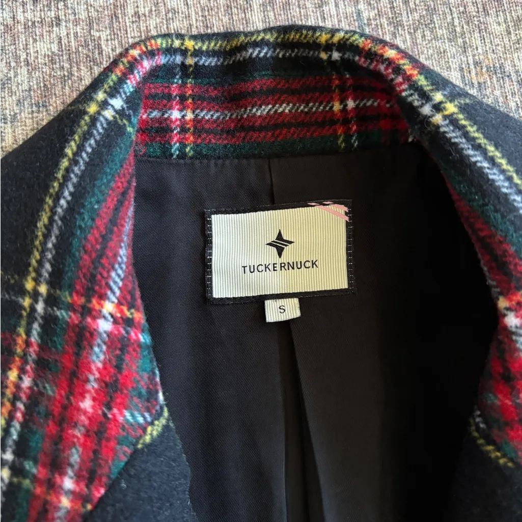Tuckernuk Holiday Tartan Shea Blazer Size Small - Image 10
