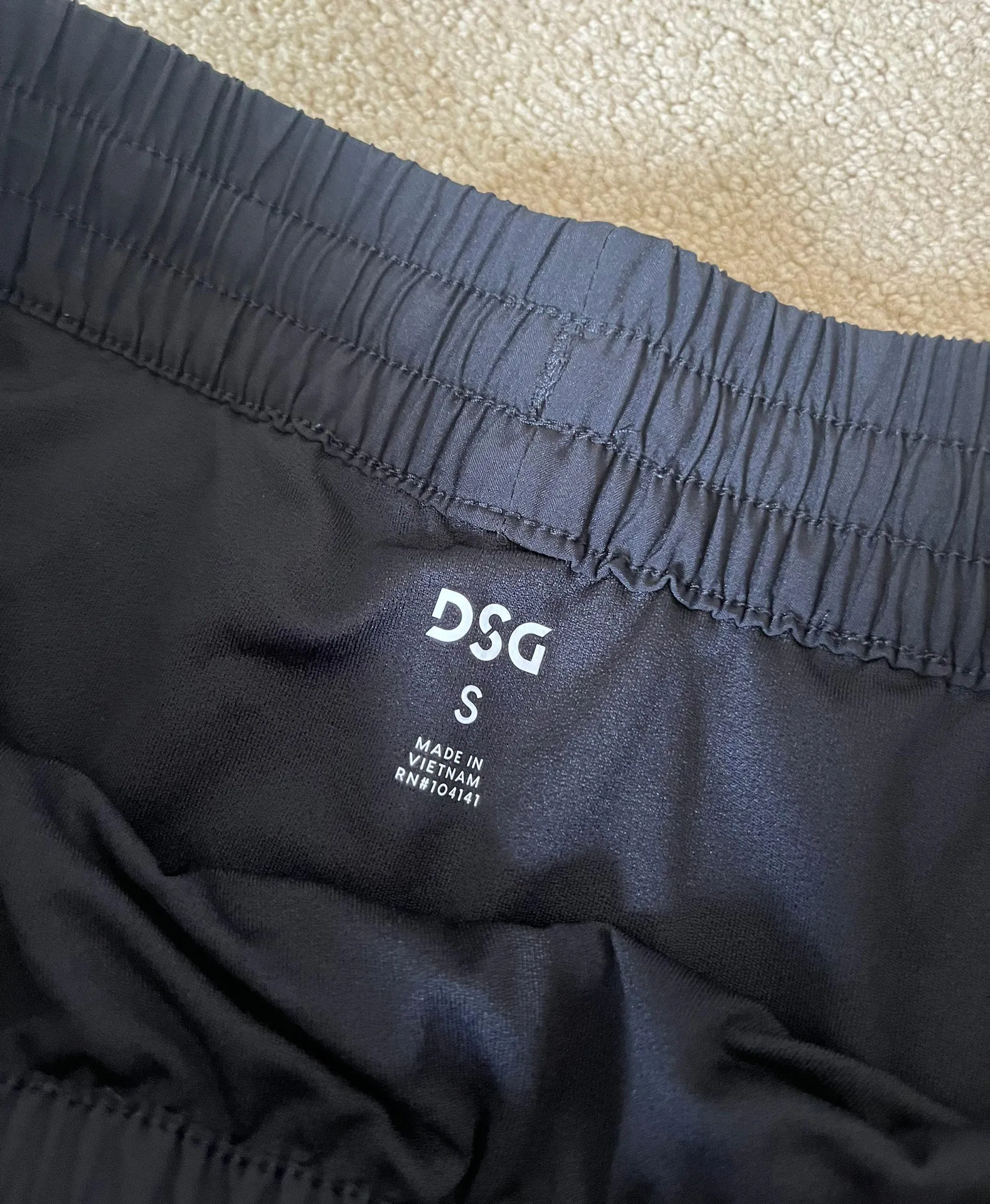 DSG Running Shorts Black - Image 2