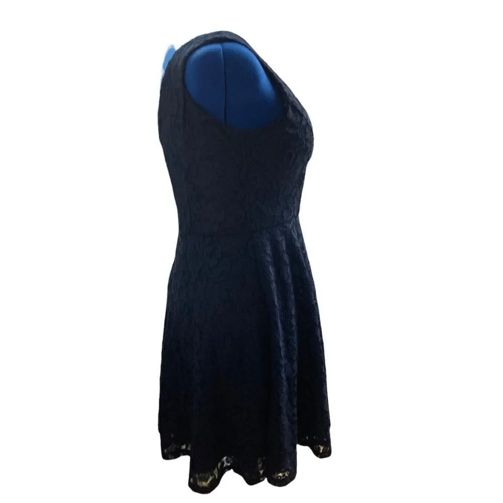 SPEECHLESS, Women’s Blue Lace, XL party dress, sleeveless, fit & flare, knee length‎ - Image 3
