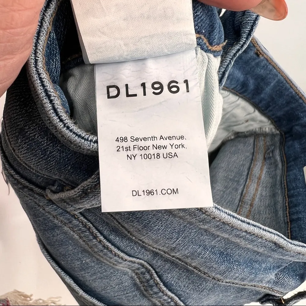 DL1961 Florence Instasculpt Mid Rise Skinny Crop Jeans in Logan Size 27 NWT - Image 12