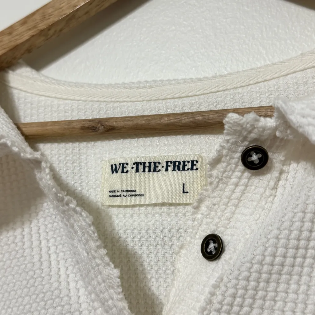 NEW Free People We The Free Queen Of Hearts Thermal Size Large NWOT - Image 3