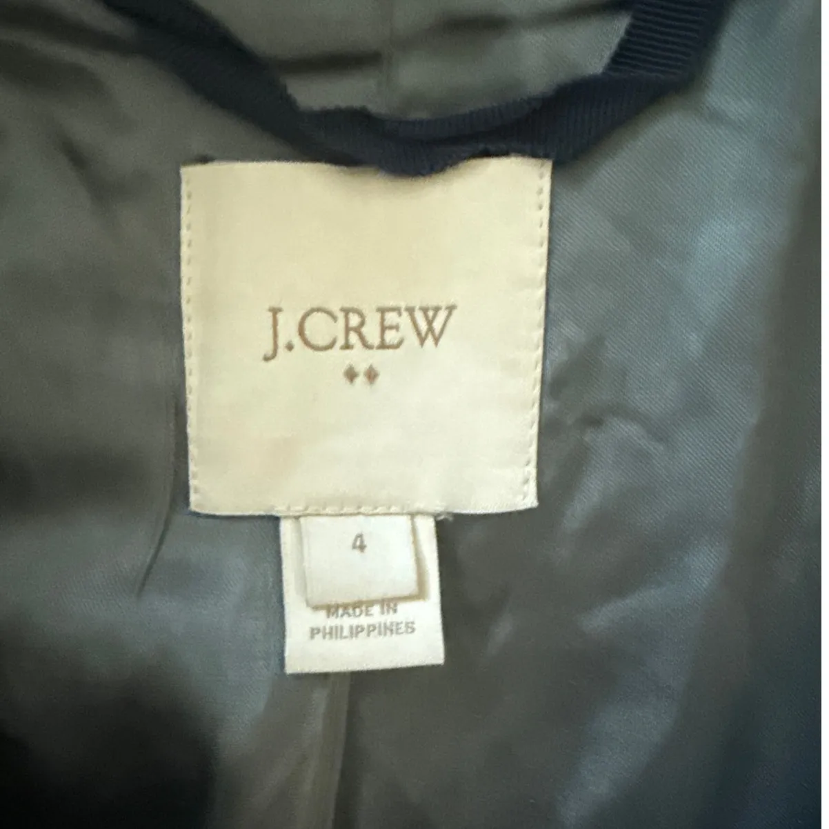 J.Crew Vail Parka Faux Fur Hooded Winter Coat Gray Size 4 - Image 8