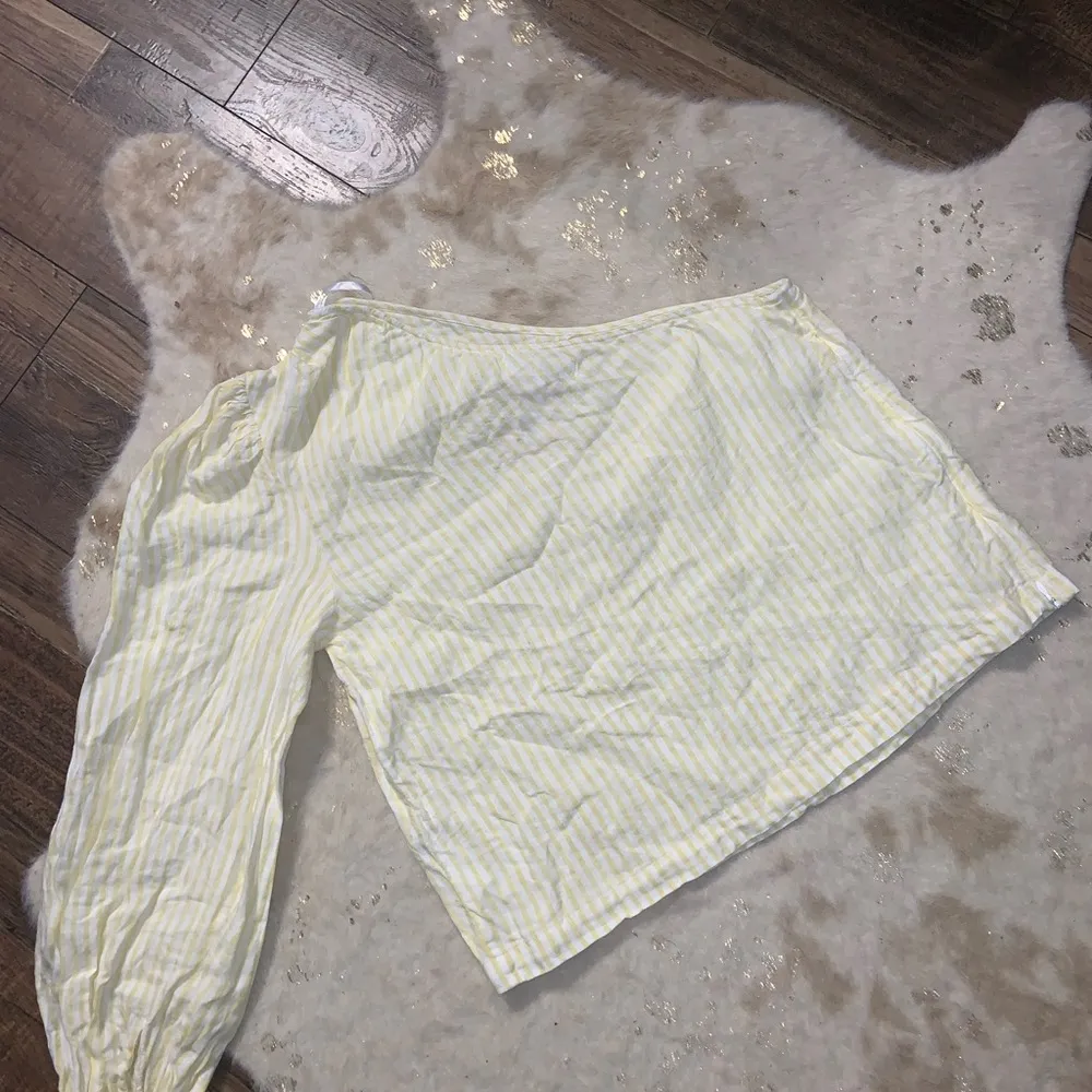 FRAME DENIM SEERSUCKER LINEN BLOUSE TOP SIZE L $244 boho contemporary revolve - Image 6