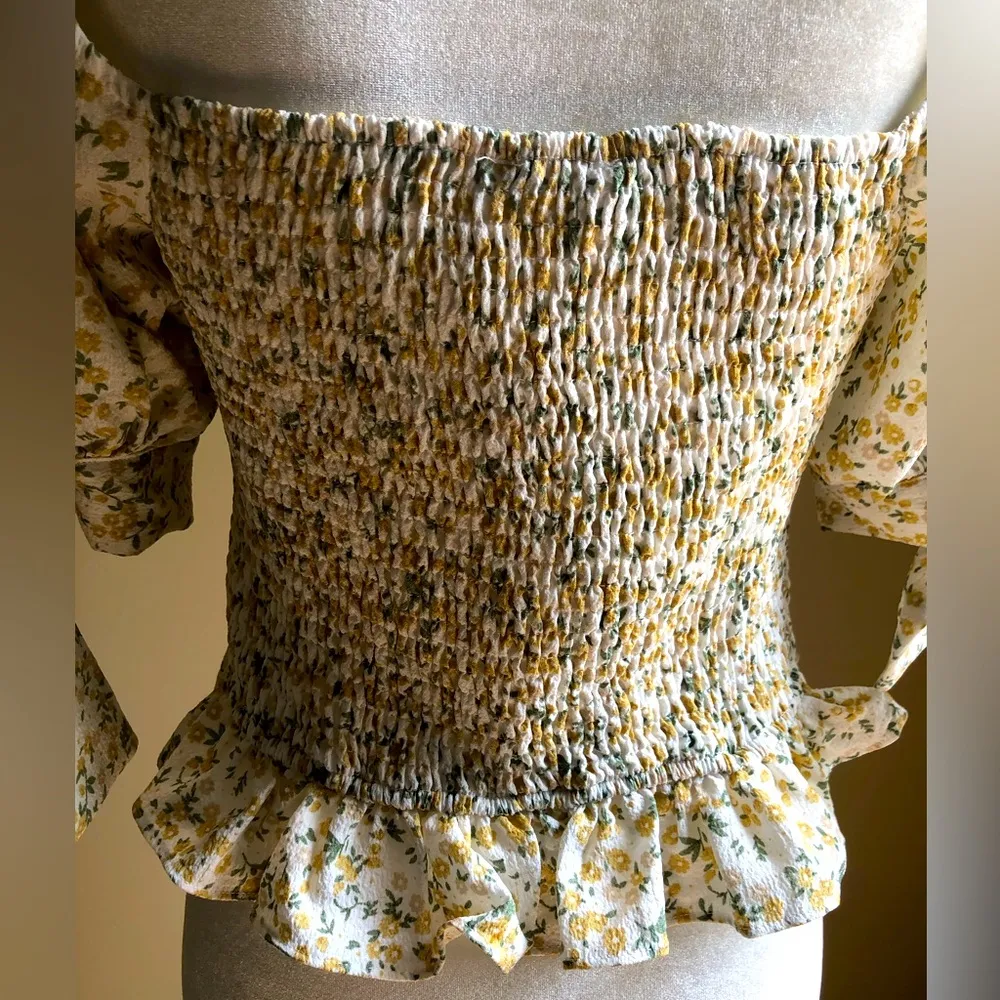 NWT Storia Floral Top - Image 5