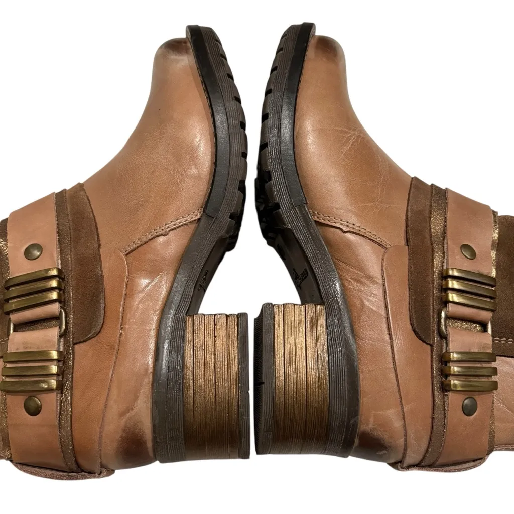 Dromedaris Kikka Leather Boot in Taupe, Sz 37 Tan - Image 6