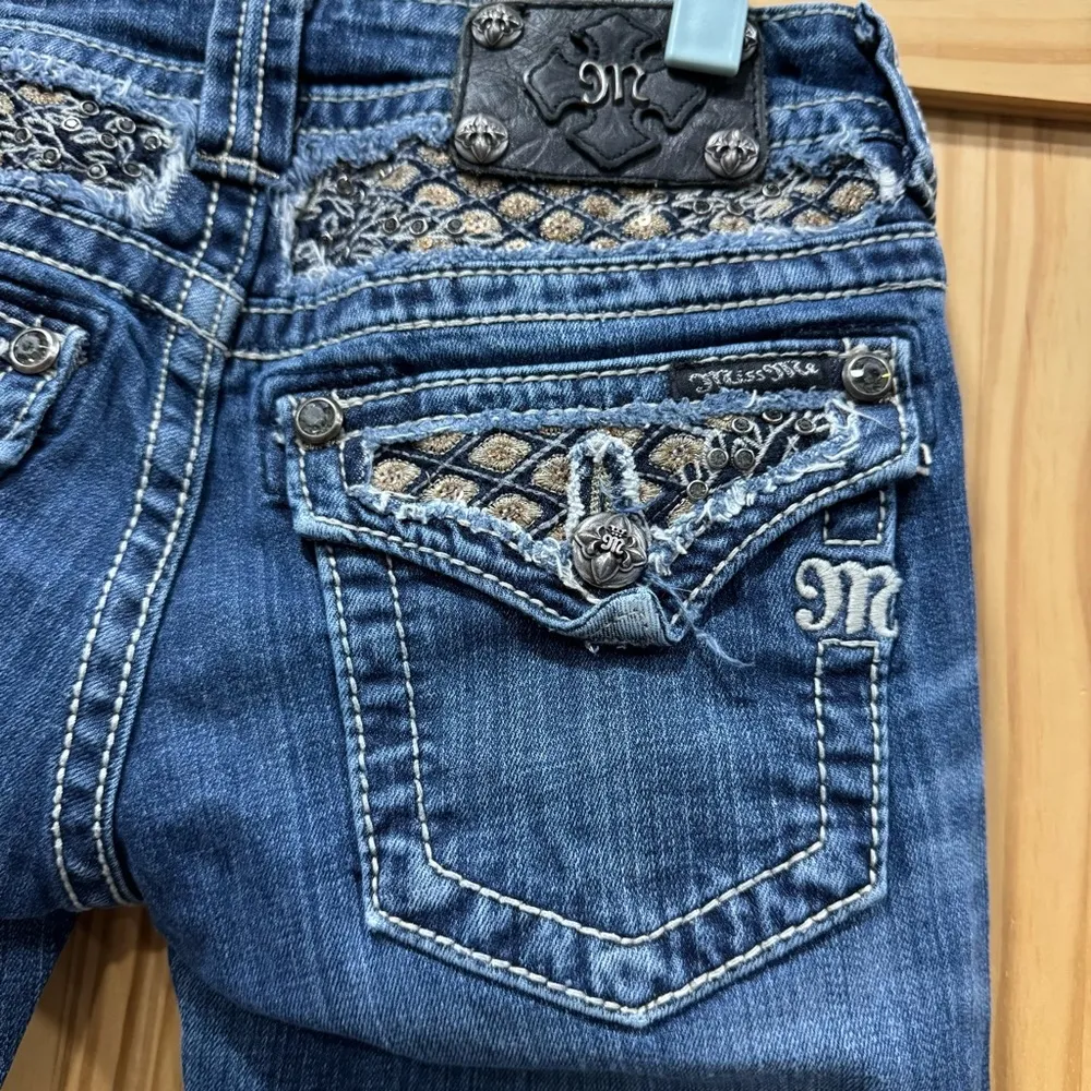 Miss Me size 27 womens jeans JP5545B - Image 4