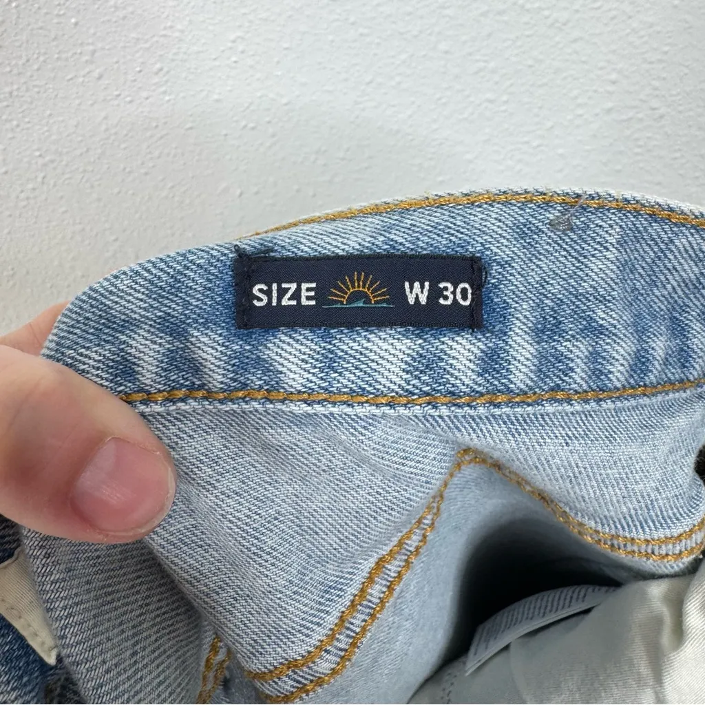 Faherty  90s Crop Patchwork Jeans Size 30 - Image 5