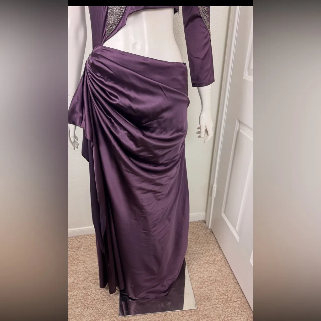 Unbranded Elegant Purple sequined Dress - Image 2